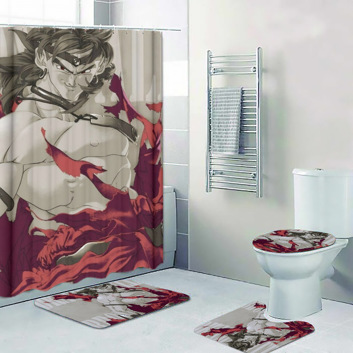 Dragon Ball Legendary Super Saiyan Broly Dope Gray Four-piece Bathroom