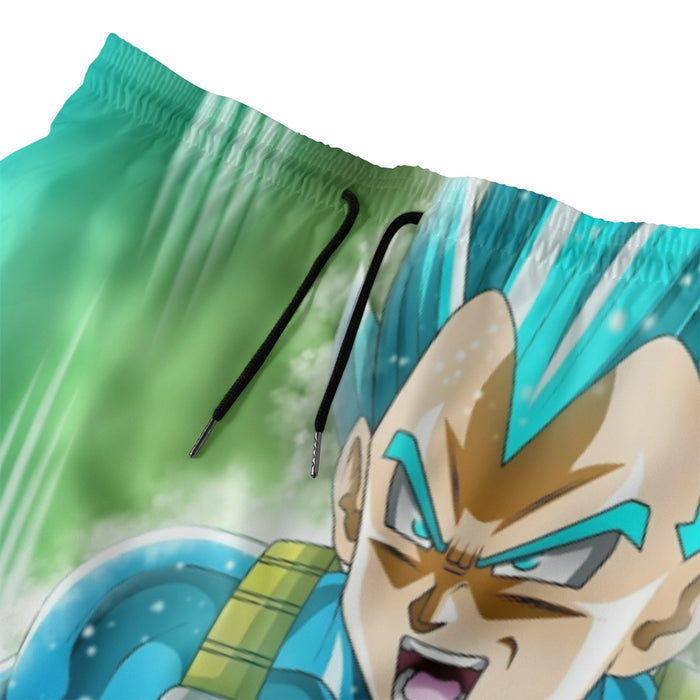 Dragon Ball Super Blue Vegeta Super Saiyan God Cool  Beach Pants