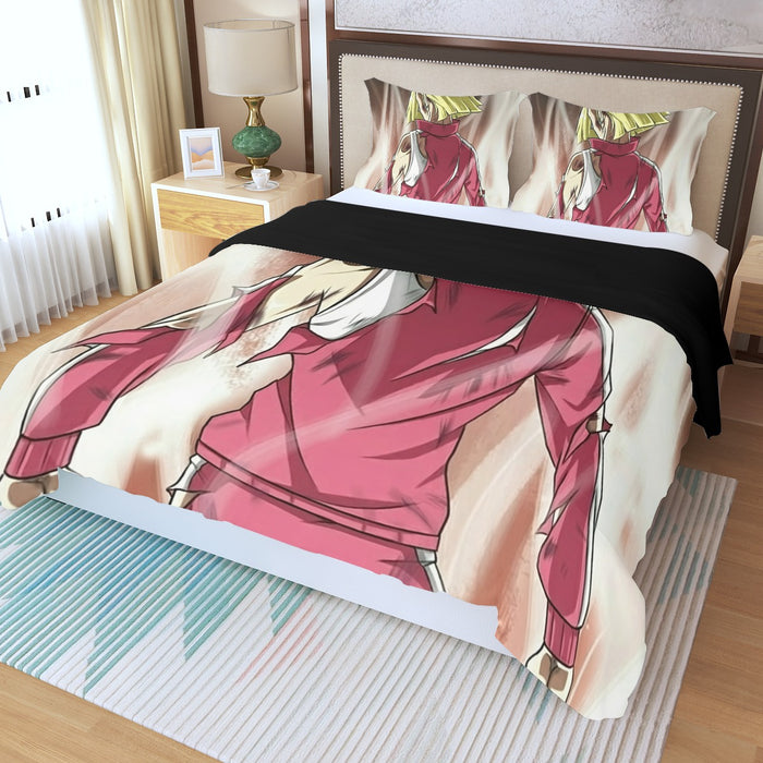 Dragon Ball Android 18 Ultra Instinct Epic Streetwear Three Piece Duvet Cover Set