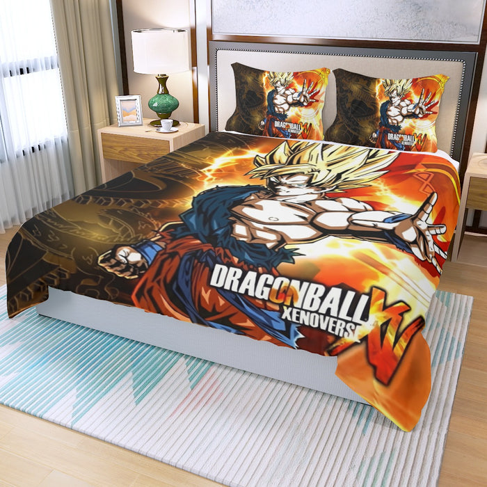 Dragon Ball Xenoverse Three Piece Duvet Cover Set