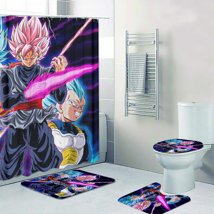 Dragon Ball Goku 2 Goku Rose Vegeta 2 Ultra Instinct Four-piece Bathroom