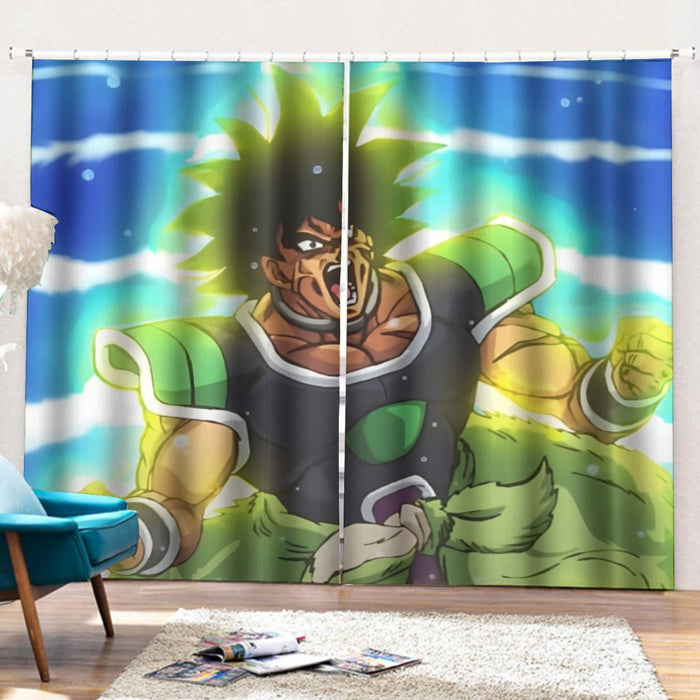 Dragon Ball Z Broly Wearing His Control Mechanism Curtains with Hooks