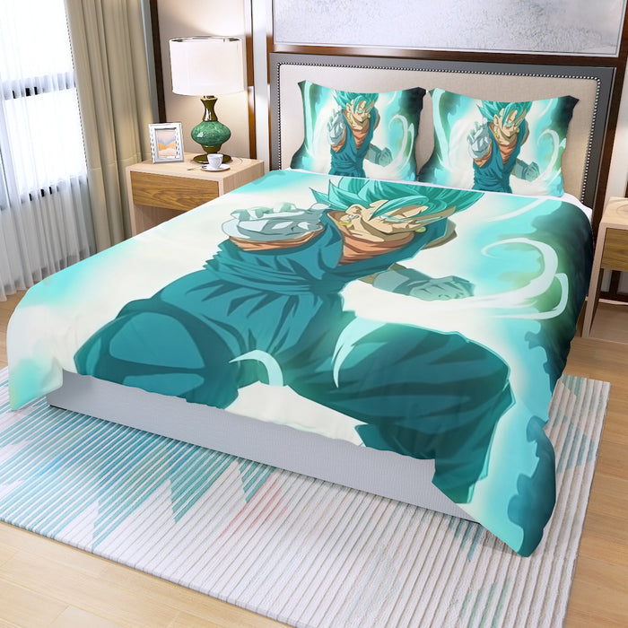 Dragon Ball Vegito Potara Fusion Dope 3D Full Print Three Piece Duvet Cover Set