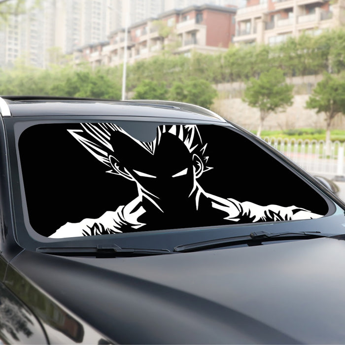 Dragon Ball Z Bad-Ass King Vegeta Graphic Windshield Sunshade