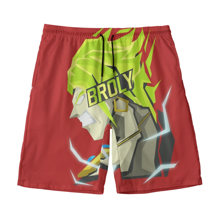 Dragon Ball Super Cool Legendary Broly Cool Vector Art Beach Pants