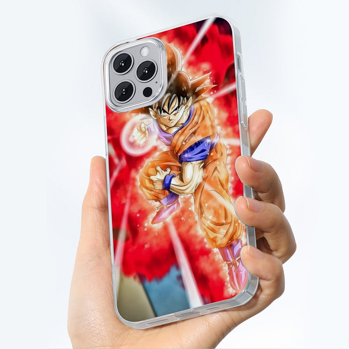 Dragon Ball Super Goku Red Kaioken Energy Epic Punch iPhone 13 Case