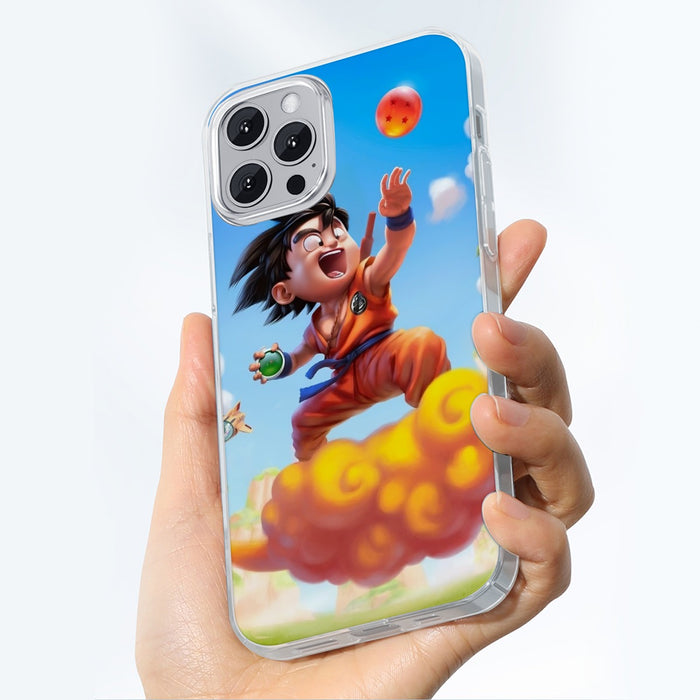 Dragon Ball Goku Kid Ride Flying Nimbus Cute Dope Streetwear iPhone13 Case