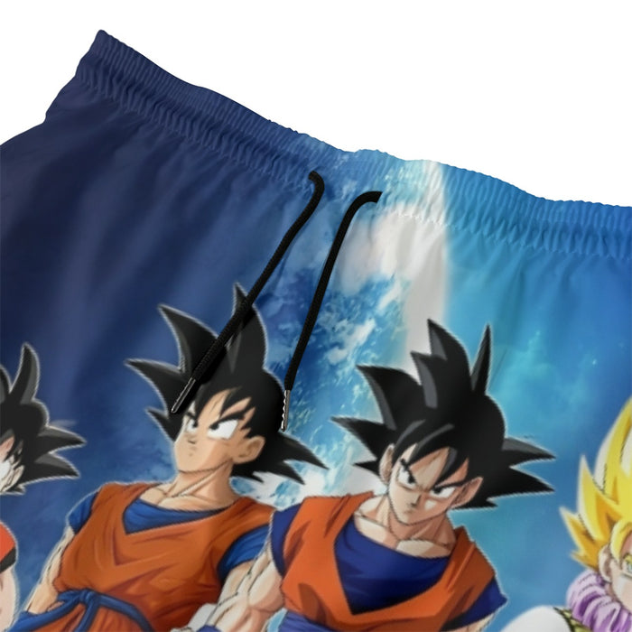 Dragon Ball Z Cool Goku Super Saiyan Transformation Beach Pants