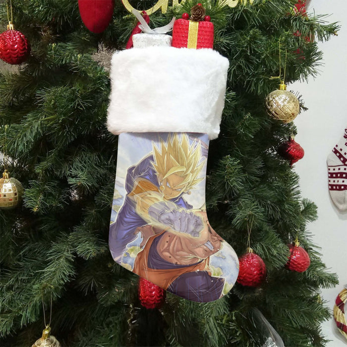 Dragon Ball Z Vegito Punching Super Buu Christmas Socks
