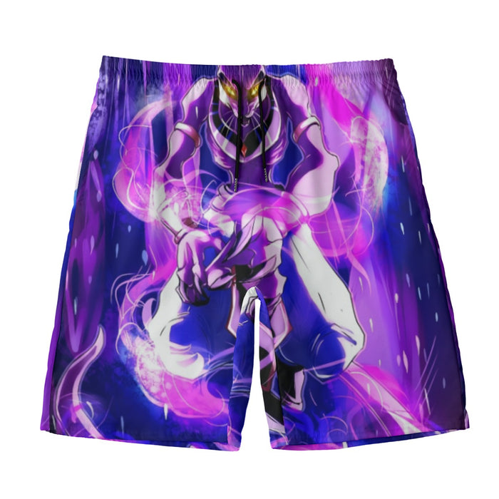 DBZ Mighty Destruction God Beerus Egyptian Cat Sport Design Beach Pants