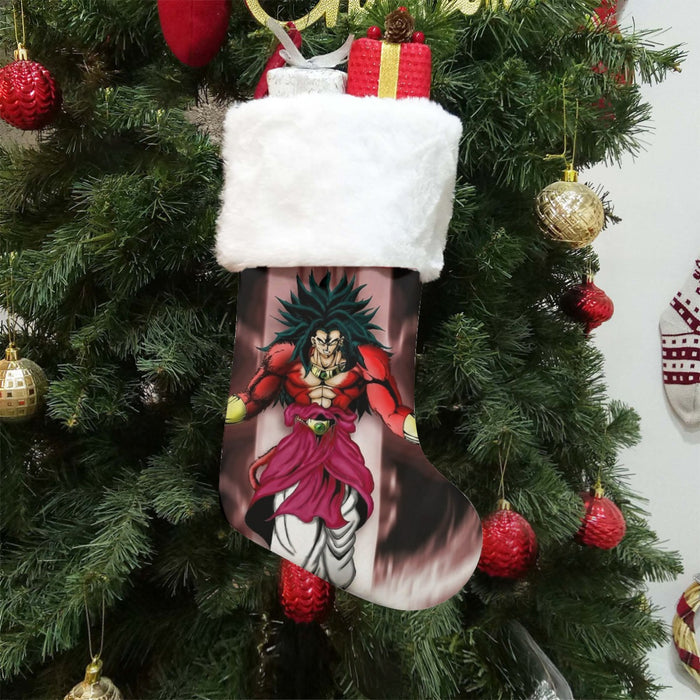 Dragon Ball Z Legendary Super Saiyan Broly 4 Dope Aura Christmas Socks