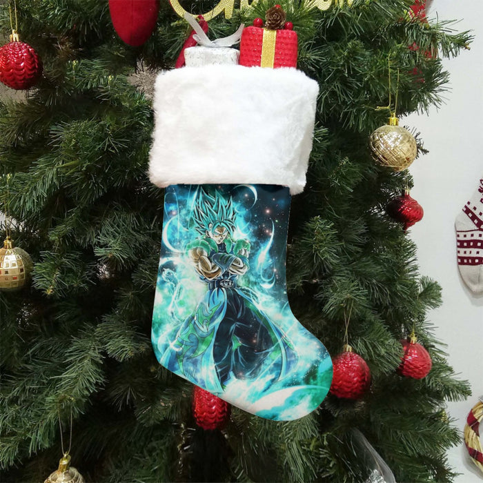 Dragon Ball Gogito 2 Blue Super Saiyan Kaioken Cool Christmas Socks