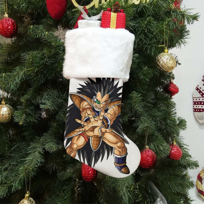 Dragon Ball Z Awesome Saiyan Raditz Fighter Stance Christmas Socks