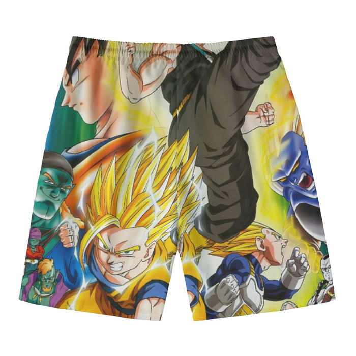 Dragon Ball Gohan Kid Super Saiyan Villain Vibrant Color Design  Beach Pants