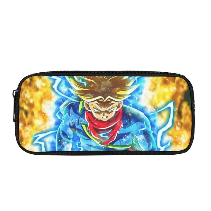 DBZ Rage Super Saiyan Trunks Portrait Unique Style Pencil Bag