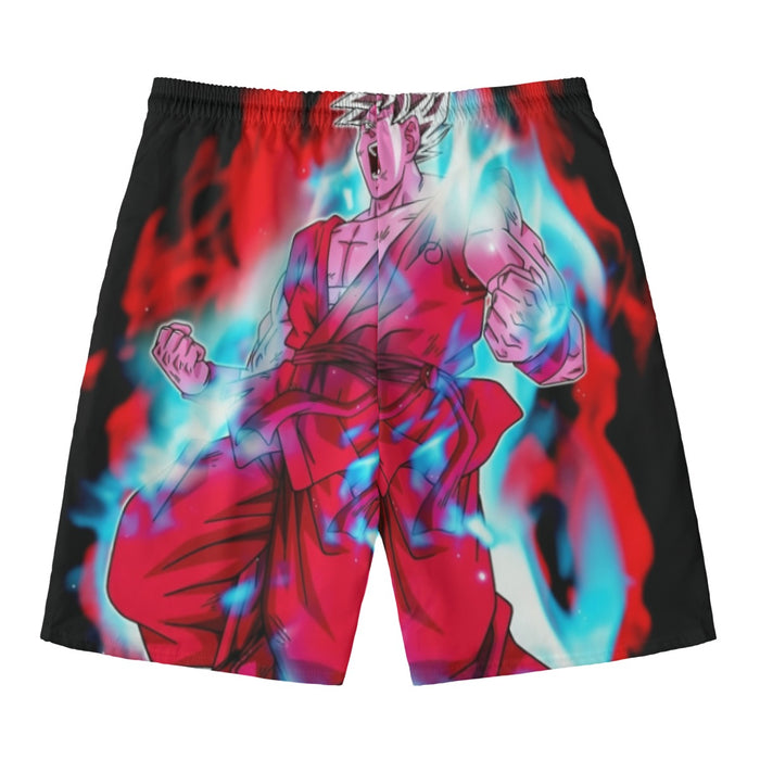 Dragon Ball Cool Goku White Super Saiyan Whis Symbol Beach Pants