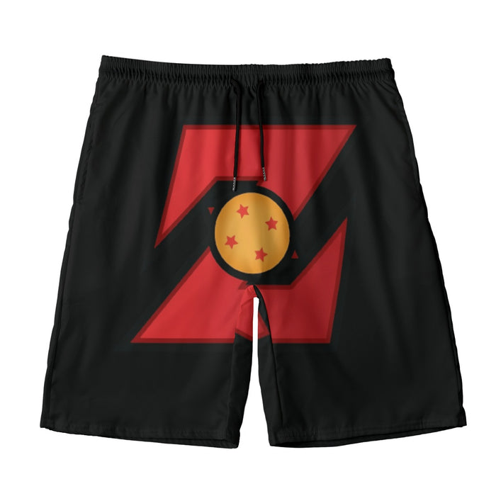 Dragon Ball Z Logo Four Star Dragon Ball Cool Design Beach Pants