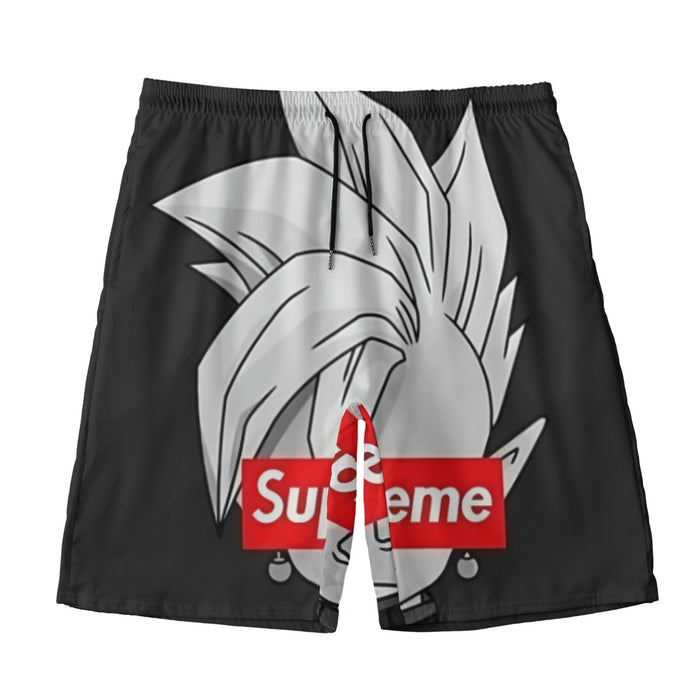 DBZ Zamasu Supreme Kai Logo Creative Black Edition Beach Pants