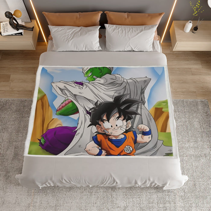 Dragon Ball Amazing Master Piccolo Train Strong Kid Gohan Household Warm Blanket