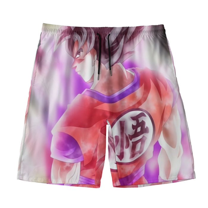 Dragon Ball Super Goku Kaioken Cool Purple Aura Casual Beach Pants