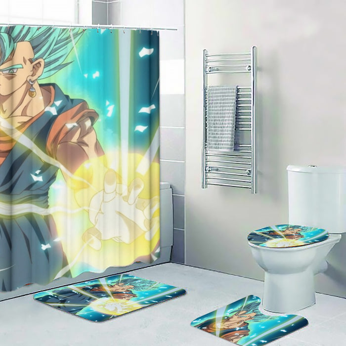 Dragon Ball Vegito Blue Super Saiyan Big Bang Flash Four-piece Bathroom