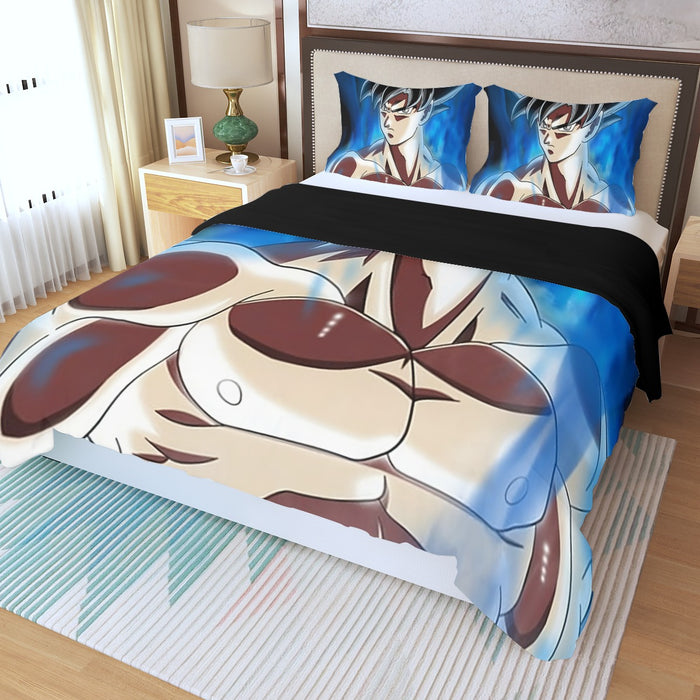 Dragon Ball Super Son Goku Ultra Instinct Cool Casual Three Piece Duvet Cover Set