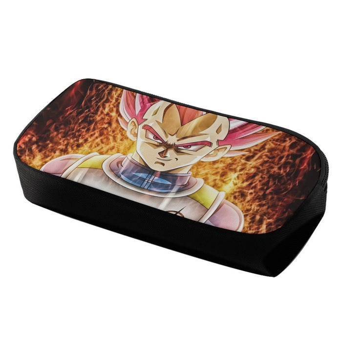 Dragon Ball Super Saiyan God Red Vegeta Cool Casual Pencil Bag