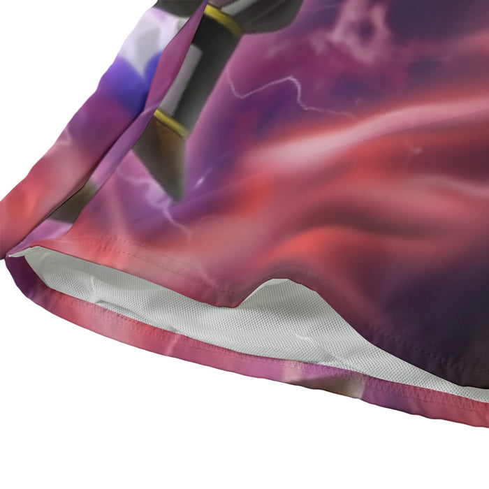 Majin Ultimate Mighty Kid Buu Tie Dye Lightning Amazing 3D Beach Pants