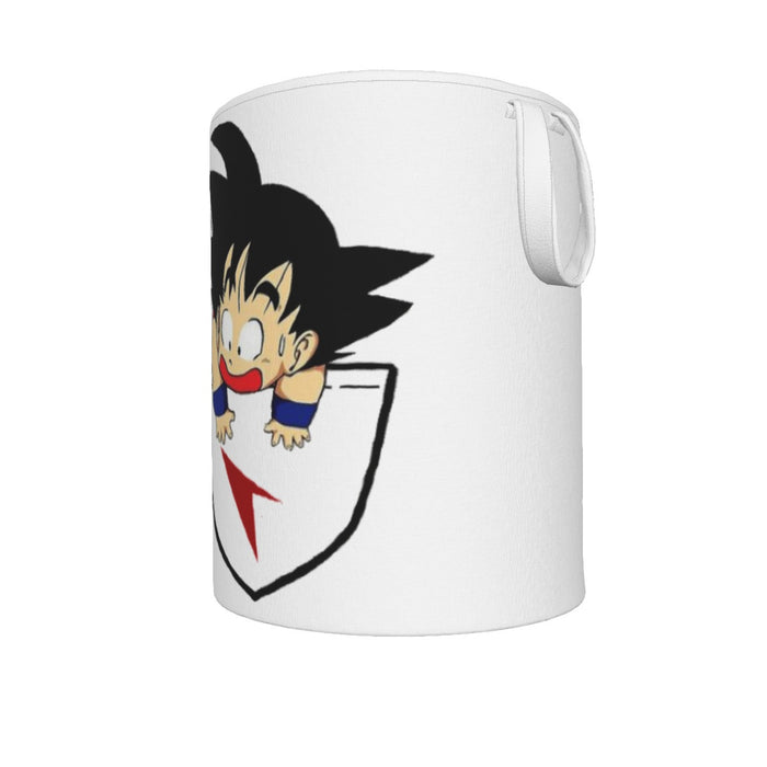 Dragon Ball Kid Goku Coming Out Of Pocket Laundry Basket