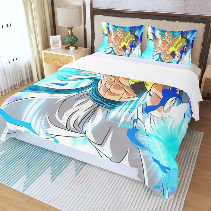 Super Saiyan Blue Gogeta Three Piece Duvet Cover Set