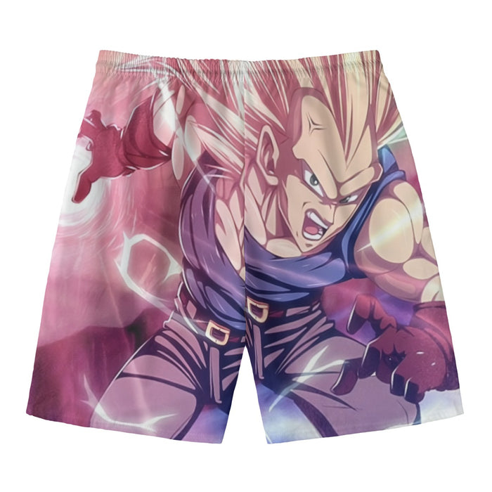 Dragon Ball Trunks SSJ3 Fan Artwork Full Print Style Beach Pants