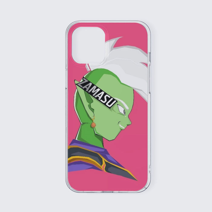 Dragon Ball Super Cool Grin Zamasu Potara Earring Pink iPhone 13 Case