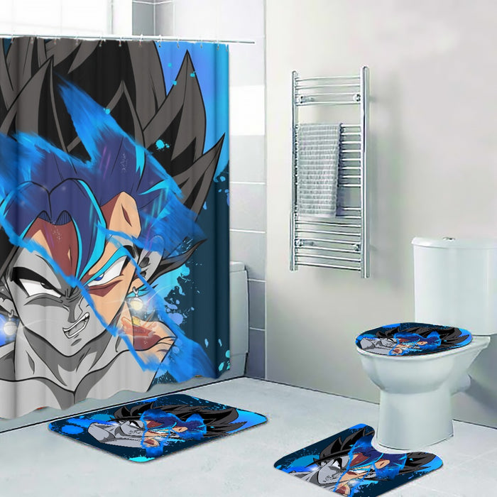 Dragon Ball Z SSJ Goku Painted Four-piece Bathroom