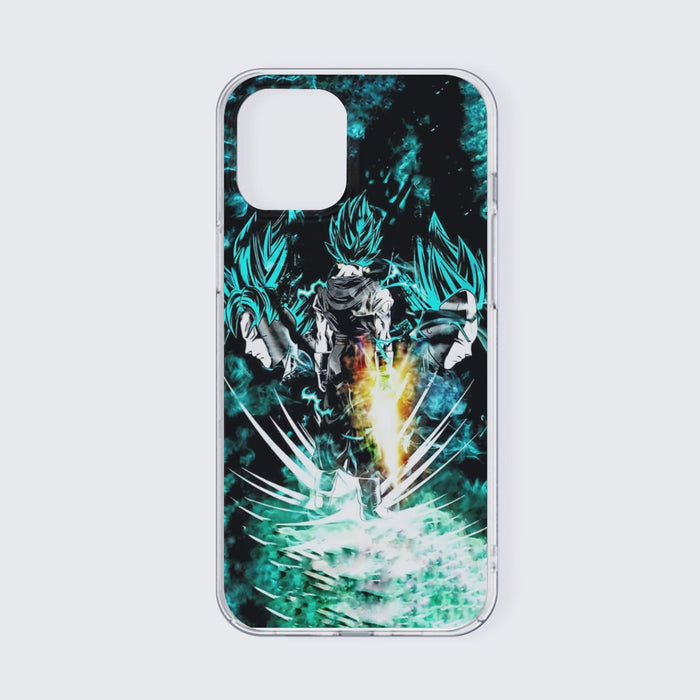 Dragon Ball Gogeta Super Saiyan Power Up Potara Fusion Design iPhone 13 Case