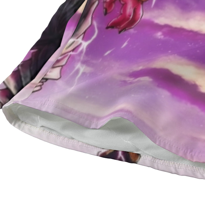 DBZ Kid Buu Super Villain Giant Ki Blast Realistic Design Beach Pants