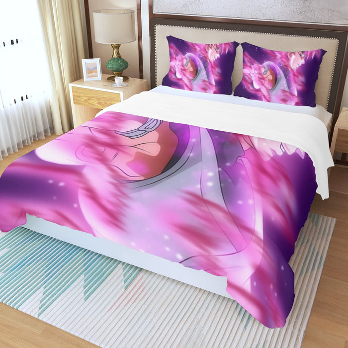 Dragon Ball Super Saiyan Black Goku Rose Cool Casual Three Piece Duvet Cover Set