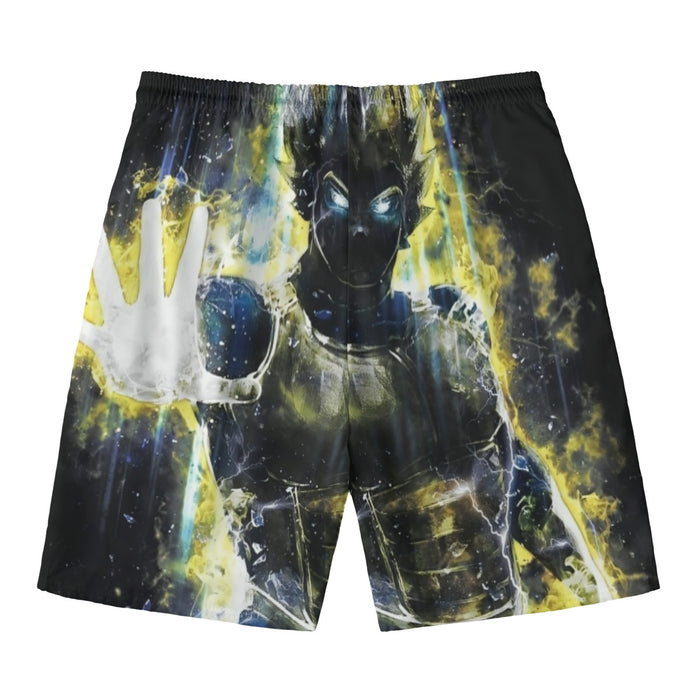 Dragon Ball Z Super Saiyan Vegeta Yellow Aura Epic Beach Pants