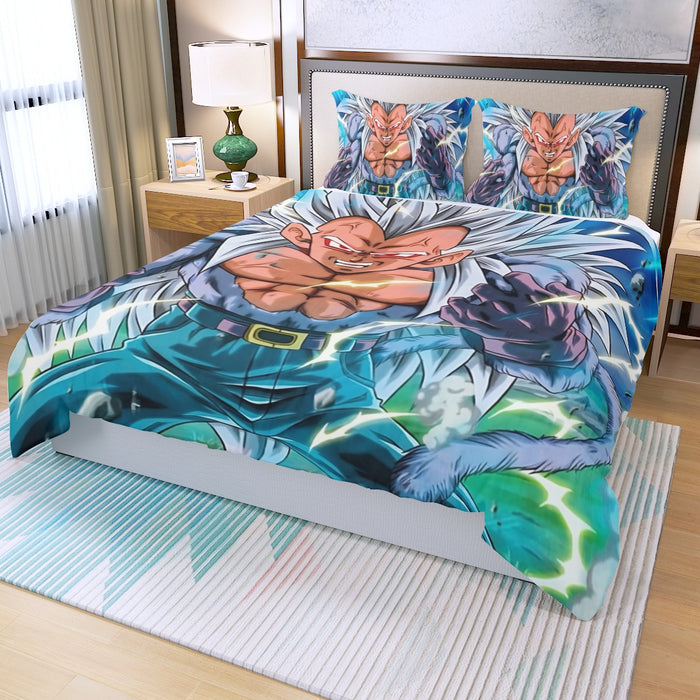 Dragon Ball Vegeta Super Saiyan 4 Ultra Instinct Epic Three Piece Duvet Cover Set