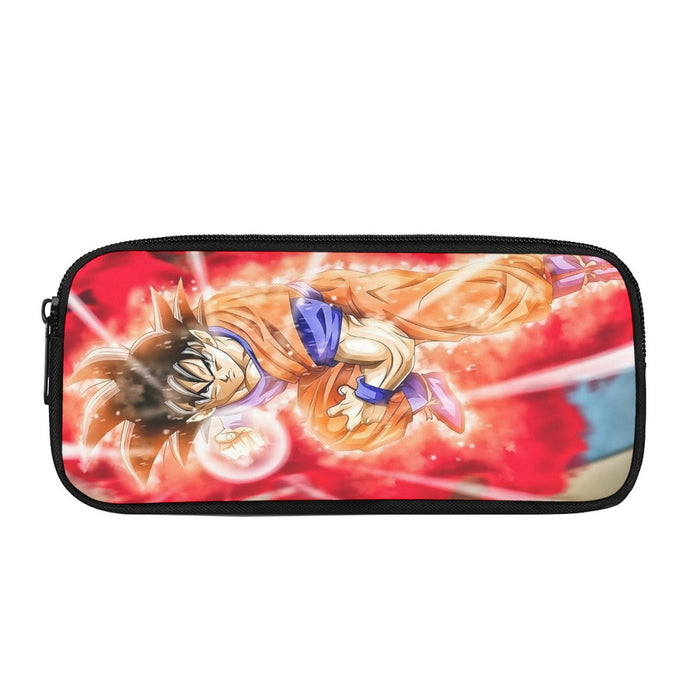 Dragon Ball Super Goku Red Kaioken Energy Epic Punch Pencil Bag