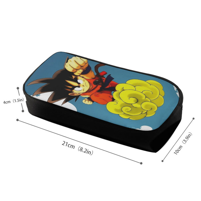 Young Goku Kid Flying Cloud Fight 3D Dragonball Pencil Bag