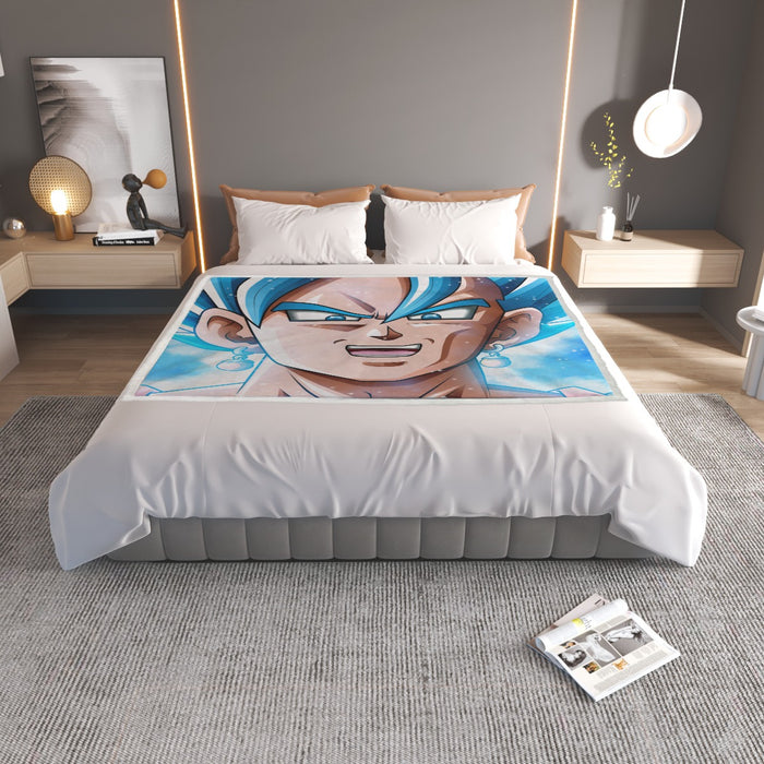 Dragon Ball Vegito Portrait Full Print Cool Design Household Warm Blanket