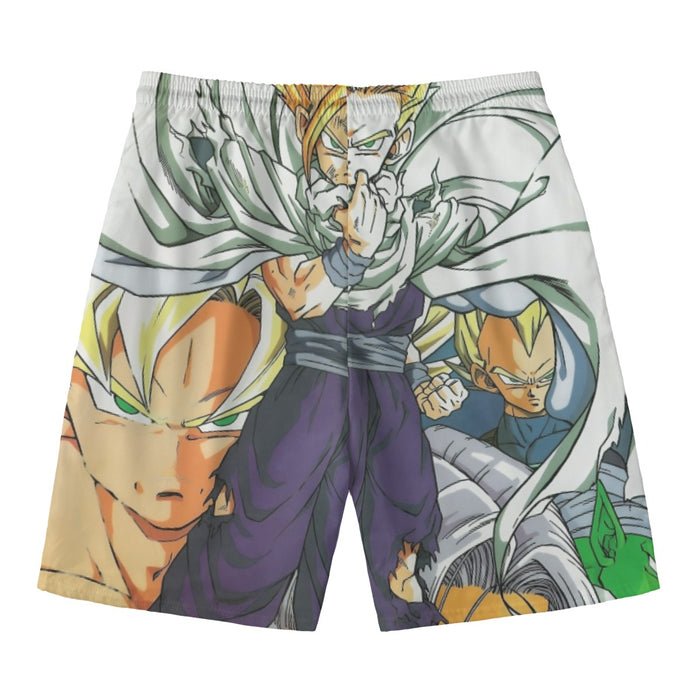 Dragon Ball Teen Gohan Super Saiyan Goku Vegeta Trunks Super Style Beach Pants