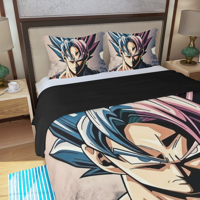 Dragon Ball Super SSGSS Three Piece Duvet Cover Set