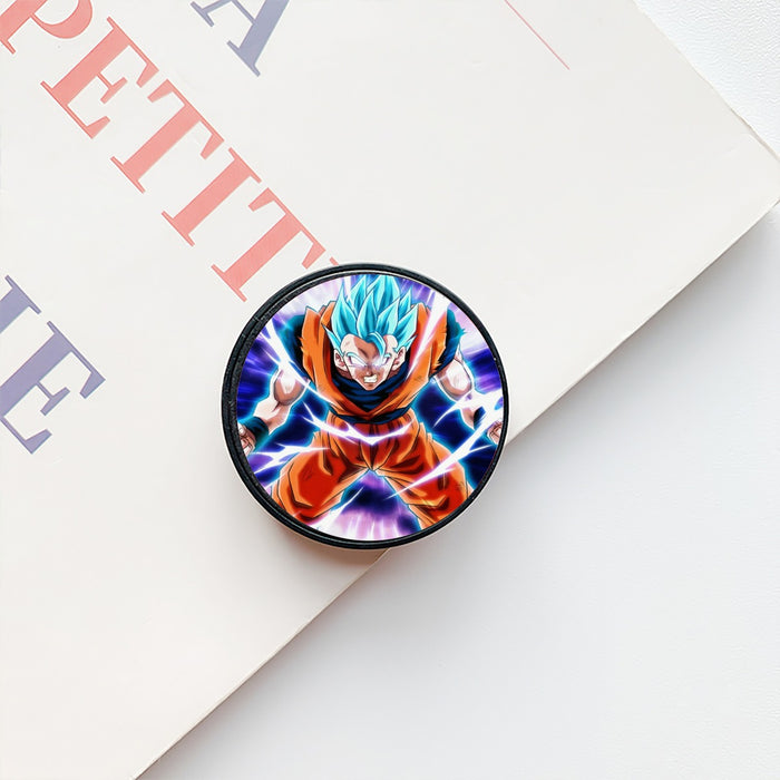 Dragon Ball Goku Blue Super Saiyan Epic Rage Casual Airbag mobile phone holder