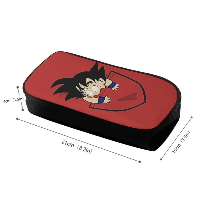 Dragon Ball Cute Goku Kid Pocket Simple Design Streetwear Pencil Bag