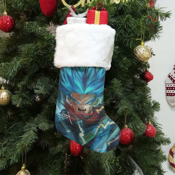 Dragon Ball Super Future Trunks Rage Christmas Socks