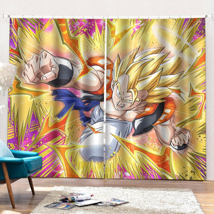 Dragon Ball Super Gogeta Outshining Darkness Cool Curtains with Hooks