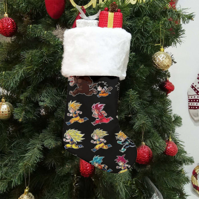 Dragon Ball Anime Son Goku All Form Transformation Christmas Socks