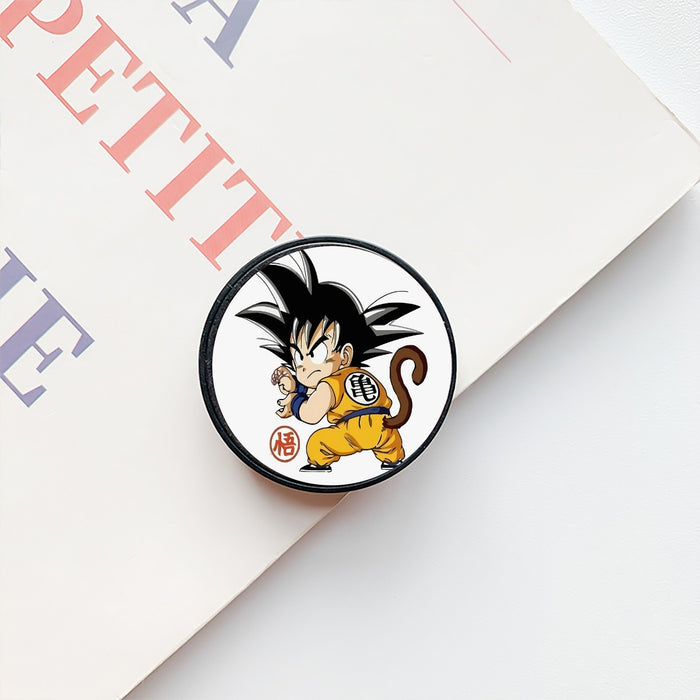 Cute Kid Goku Yellow Clothing Dragon Ball Z  Airbag mobile phone holder