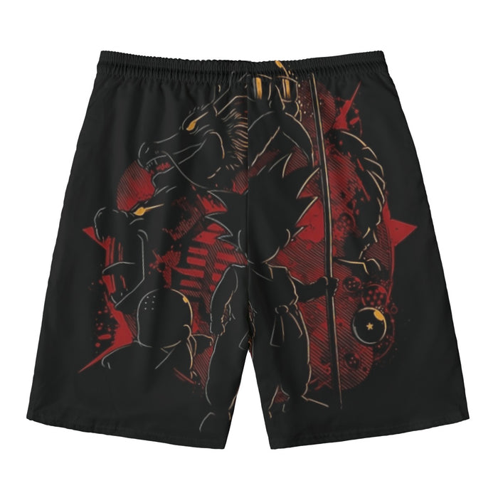 Little Saiyan Son Goku Dragon Ball Z Master Roshi Beach Pants